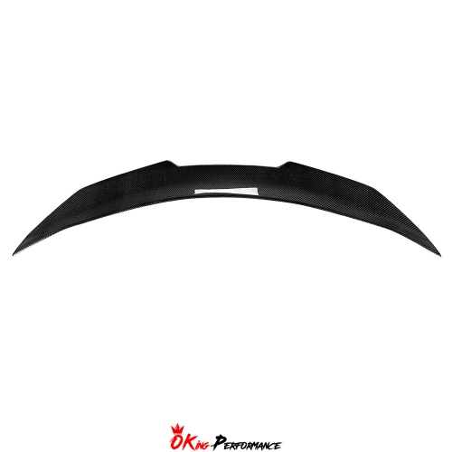 PSM Style Carbon Fiber Trunk Spoiler Rear Wing For Infiniti Q60 2016-2022