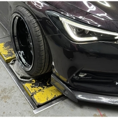 V Style Carbon Fiber Front Lip For Infiniti Q60 2016-2022