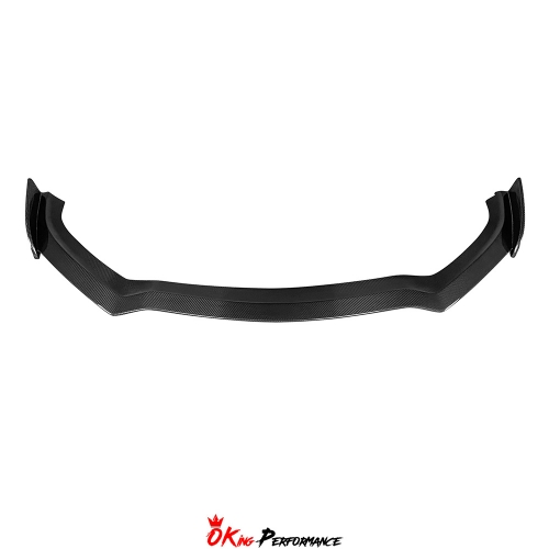 V Style Carbon Fiber Front Lip For Infiniti Q60 2016-2022