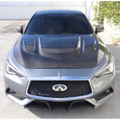 VA Style Honeycomb Carbon Fiber (Cfrp) Bonnet Hood For Infiniti Q60 2016-2022