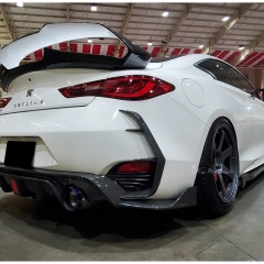 Carbon Fiber Rear Spats Splitter For Infiniti Q60 2016-2022