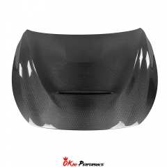 GTS Style Honeycomb Carbon Fiber Hood For Infiniti Q60 2016-2022