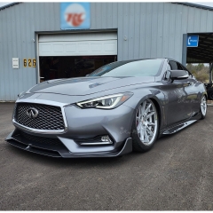 CMST Style Carbon Fiber Front Lip For Infiniti Q60 2016-2022