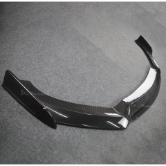 Double Deck Style Carbon Fiber Front Lip For Infiniti Q60 2016-2022