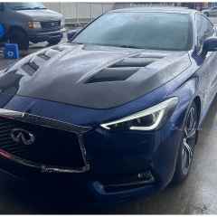 AMS Style Carbon Fiber Hood For Infiniti Q60 2016-2022