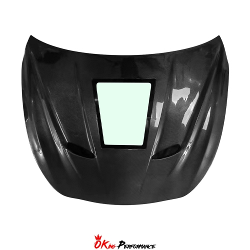 MBJ Transparent Style Carbon Fiber (cfrp) Bonnet Hood For Infiniti Q60 2016-2022