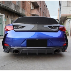 Carbon Fiber Rear Diffuser For Infiniti Q60 2016-2022
