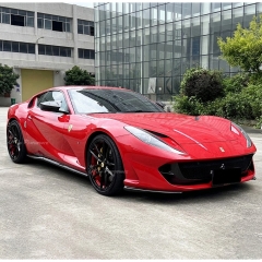 OEM Style Dry Carbon Fiber Side Skirt For Ferrari 812 Superfast GTS 2017-2023