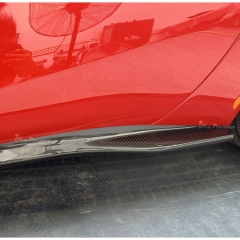 OEM Style Dry Carbon Fiber Side Skirt For Ferrari 812 Superfast GTS 2017-2023