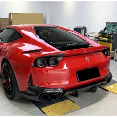 OEM Style Dry Carbon Fiber Rear Diffuser For Ferrari 812 Superfast GTS 2017-2023