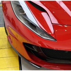OEM Style Dry Carbon Fiber Front Lip For Ferrari 812 Superfast GTS 2017-2023