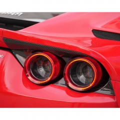 OEM Dry Carbon Fiber Tail Light Cover For For Ferrari 812 Superfast GTS 2017-2023