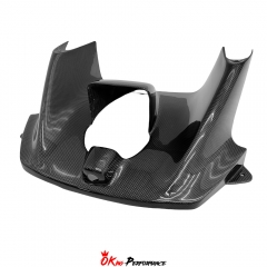 OEM ACC Style Dry Carbon Fiber Lower Front Middle Air Intake For Ferrari SF90