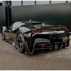 Mansory Soft Style Dry Carbon Fiber Side Skirt For Ferrari SF90 Stradale & Spider
