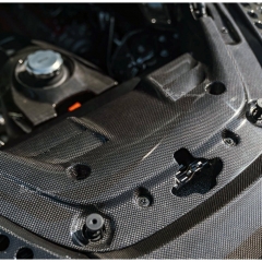 OEM Style Dry Carbon Fiber Engine Bay Compartment Set Cover Kit For Ferrari SF90 Spider