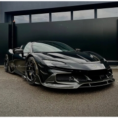 Mansory Soft Style Dry Carbon Fiber Side Skirt For Ferrari SF90 Stradale & Spider