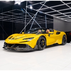 Mansory Soft Style Dry Carbon Fiber Front Lip For Ferrari SF90 Stradale & Spider