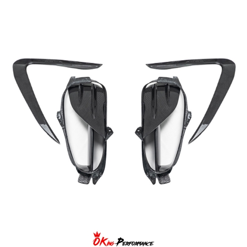 Mansory Soft Style Dry Carbon Fiber Side Rear Air Vents Trim For Ferrari SF90 Stradale & Spider