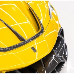 Mansory Soft Style Dry Carbon Fiber Hood Vent Trim For Ferrari SF90 Stradale & Spider