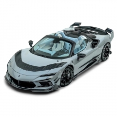 F9XX Mansory Style Dry Carbon Fiber Wide Body Kits For Ferrari SF90 Stradale & Spider