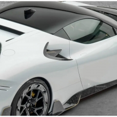 Mansory Soft Style Dry Carbon Fiber Side Rear Air Vents Trim For Ferrari SF90 Stradale & Spider