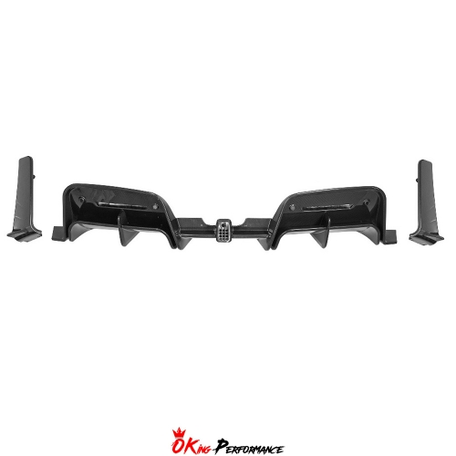 Mansory Soft Style Dry Carbon Fiber Rear Diffuser For Ferrari SF90 Stradale & Spider