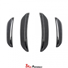 Mansory Soft Style Dry Carbon Fiber Front Canards For Ferrari SF90 Stradale & Spider