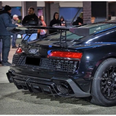 Capristo Style Dry Carbon Fiber Rear Diffuser For Audi R8 2020-2024