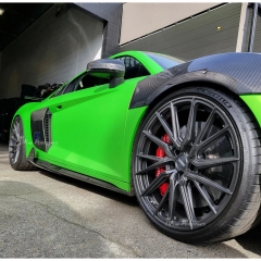 Capristo Style Dry Carbon Fiber Side Skirt For Audi R8 2020-2024