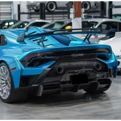 Vorsteiner Style Dry Carbon Fiber Rear Bumper Diffuser For Lamborghini Huracan STO 2021-2025
