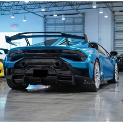 Vorsteiner Style Dry Carbon Fiber Rear Bumper Diffuser For Lamborghini Huracan STO 2021-2025