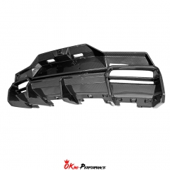 Vorsteiner Style Dry Carbon Fiber Rear Bumper Diffuser For Lamborghini Huracan STO 2021-2025