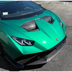 OEM Style Dry Carbon Fiber Hood Vents For Lamborghini Huracan STO 2021-2025