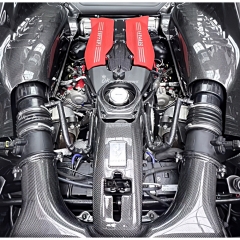 Dry Carbon Fiber Engine Bay Cover For Ferrari 488 GTB 2015-2018