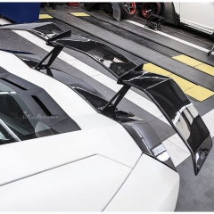 RevoZport Style Dry Carbon Fiber Rear Spoiler Wing For Lamborghini Aventador & S & SV LP700 LP740 LP750 2011-2021