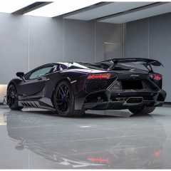 Novitec Style Dry Carbon Fiber Rear Spoiler Wing With Base Lid For Lamborghini Aventador & S & SV LP700 LP740 LP750 2011-2021