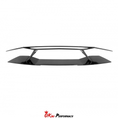 Novitec Style Dry Carbon Fiber Rear Spoiler Wing With Base Lid For Lamborghini Aventador & S & SV LP700 LP740 LP750 2011-2021