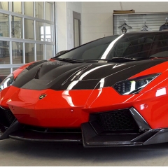 1016 Style Dry Carbon Fiber Hood Bonnet For Lamborghini Aventador & S & SV & SVJ LP700 LP740 LP750 LP770 2011-2021