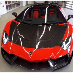 1016 Style Dry Carbon Fiber Hood Bonnet For Lamborghini Aventador & S & SV & SVJ LP700 LP740 LP750 LP770 2011-2021