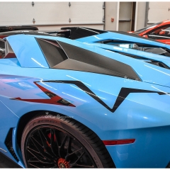 SV Style Dry Carbon Fiber Rear Engine Side Vent For Lamborghini Aventador LP700 2011-2015