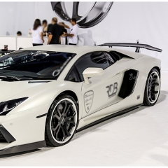DMC Style Dry Carbon Fiber Side Skirt For Lamborghini Aventador LP700 2011-2015