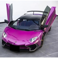 SV Style Dry Carbon Fiber Front Bumper With Portion Primer For Lamborghini Aventador & S & SV LP700 LP740 LP750 2011-2021