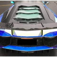 SV Style Dry Forged Carbon Fiber Rear Spoiler Without Base For Lamborghini Aventador & S & SV LP700 LP740 LP750 2011-2021