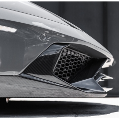 SV Style Dry Carbon Fiber Front Bumper With Portion Primer For Lamborghini Aventador & S & SV LP700 LP740 LP750 2011-2021