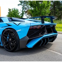 SV Style Dry Carbon Fiber Rear Spoiler Without Base For Lamborghini Aventador & S & SV LP700 LP740 LP750 2011-2021