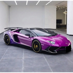 SV Style Dry Carbon Fiber Front Bumper With Portion Primer For Lamborghini Aventador & S & SV LP700 LP740 LP750 2011-2021