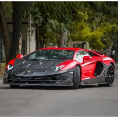 SVJ-Style Forged Dry Carbon Fiber With Portion Primer Body Kit For Lamborghini Aventador & S & SV & SVJ LP700 LP740 LP750 LP770 2011-2021