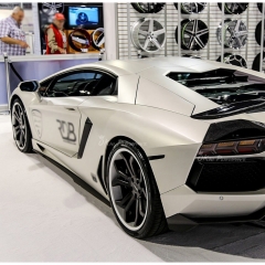 DMC Style Dry Carbon Fiber Side Skirt For Lamborghini Aventador LP700 2011-2015