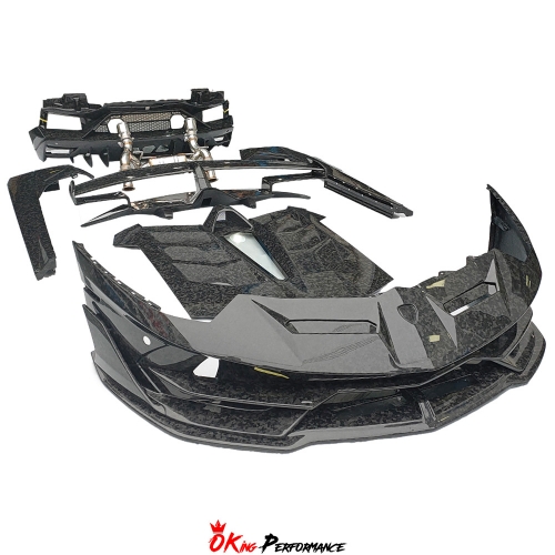 SVJ-Style Forged Dry Carbon Fiber With Portion Primer Body Kit For Lamborghini Aventador & S & SV & SVJ LP700 LP740 LP750 LP770 2011-2021