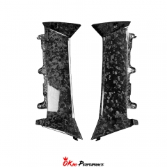 SV Style Dry Forged Carbon Fiber Side Scoop For Lamborghini Aventador LP700 2011-2015
